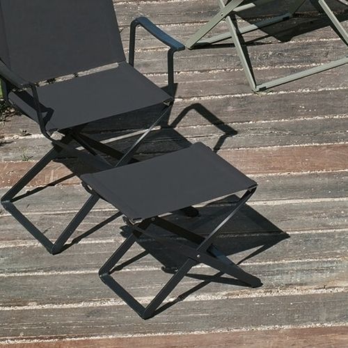 Poggiapiedi contemporaneo - Ciak - EMU - in tessuto / in alluminio / da giardino
