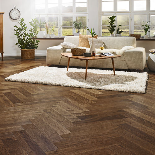 Parquet multistrato - SWXB203 - PAR-KY - in noce / a spina di pesce / oliato