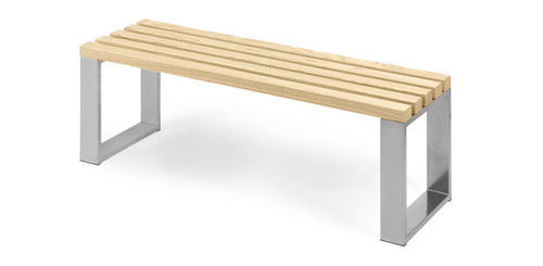 Panca per spogliatoio contemporanea - PSD120/180S - Mobilificio - in legno