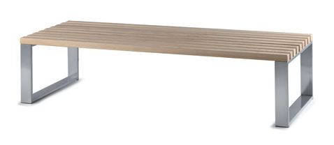 Panca per spogliatoio contemporanea - PSD120/180D - Mobilificio - in legno
