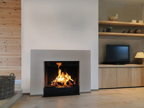 Camino a legna - LUNA DIAMOND 850V - M-Design - da incasso / Faccia singola / con focolare chiuso