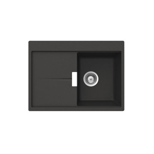 Lavello a 1 vasca - HORIZONT: D-100 S - Schock - con gocciolatoio / in composito / da incasso