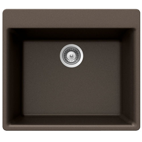 Lavello a 1 vasca - GALAXY: N-100 - Schock - senza gocciolatoio / in composito / da incasso
