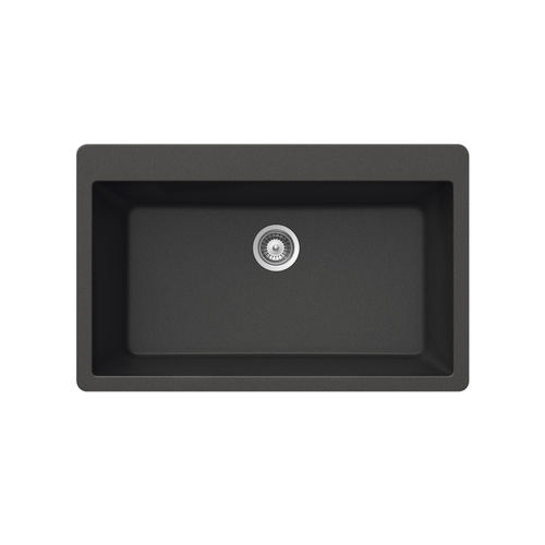 Lavello a 1 vasca - VIRTUS: N-100XL - Schock - senza gocciolatoio / in composito / da incasso