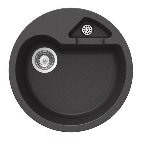 Lavello a 2 vasche - CLASSIC: R-100 - Schock - senza gocciolatoio / in composito / da incasso