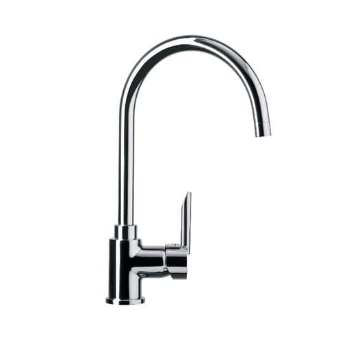 Miscelatore da appoggio - SIMI - Schock - in metallo cromato / da cucina / 1 foro
