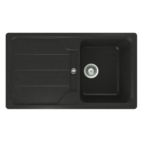 Lavello a 1 vasca - FORMHAUS: D-100 - Schock - con gocciolatoio / in composito / da incasso