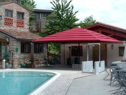 Ombrellone quadrato - BIG FRIEND - Edengarden Patio Umbrellas - in tessuto acrilico / in alluminio / in ferro