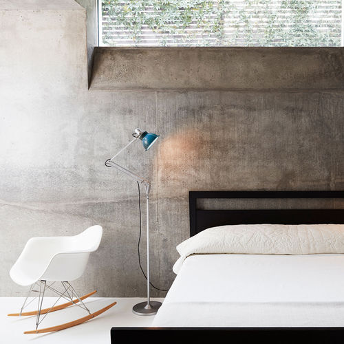 Lampada da terra - TYPE 1228 - Anglepoise® - in alluminio / in ghisa / in metallo cromato