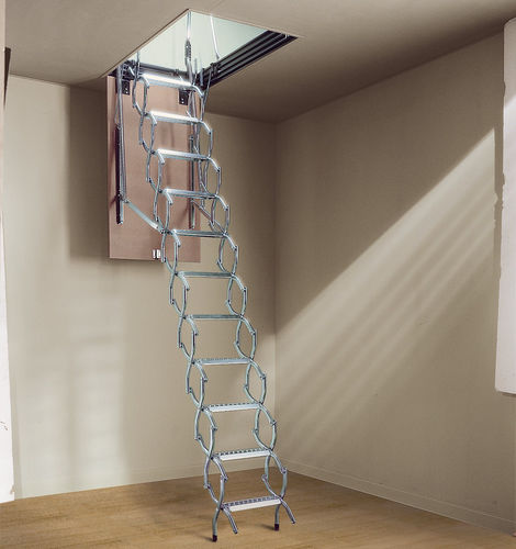 Scala retrattile per mansarda - VISION - SK SYSTEME - a fisarmonica / in metallo