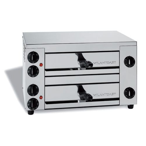 Forno a pizza professionale - 15069 - Milan Toast - elettrico / a libera installazione / a 2 camere