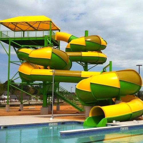 Scivolo girevole - CONSTRICTOR - WhiteWater - per parco acquatico / tubolare / multiplo