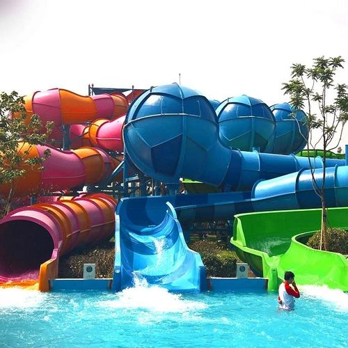 Scivolo girevole - AQUASPHERE - WhiteWater - per parco acquatico / tubolare / multiplo