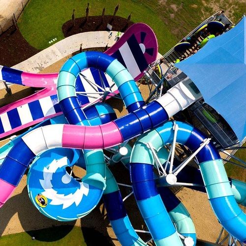 Scivolo girevole - TAILSPIN - WhiteWater - per parco acquatico / tubolare / multiplo