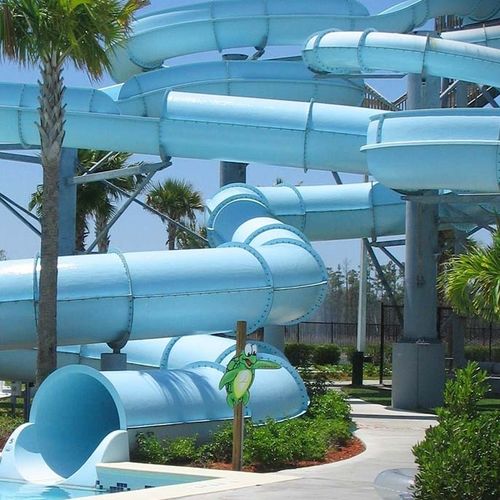 Scivolo girevole - GIANT AQUATUBE - WhiteWater - per parco acquatico / tubolare