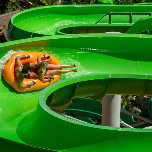 Scivolo girevole - OPEN FLUME - WhiteWater - per parco acquatico