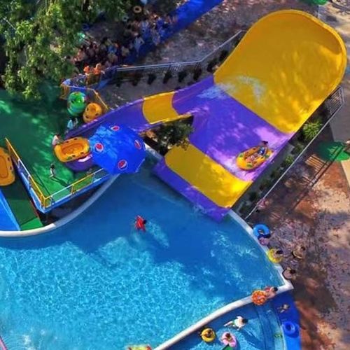 Scivolo dritto - MINI BOOMERANGO™ - WhiteWater - per parco acquatico
