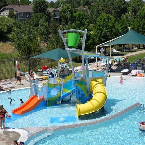 Struttura ludica per parco acquatico - AQUAFORMS - WhiteWater - in metallo / modulare