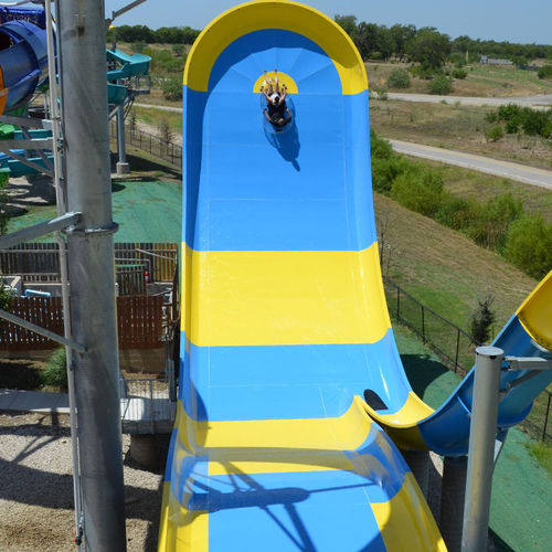 Scivolo dritto - BOOMERANGO™ - WhiteWater - per parco acquatico / multiplo / per ciambelle gonfiabili