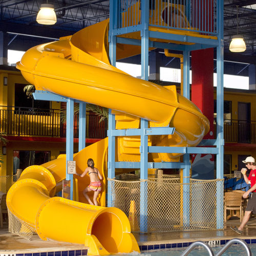 Scivolo girevole - CYCLONE - WhiteWater - per parco acquatico / tubolare