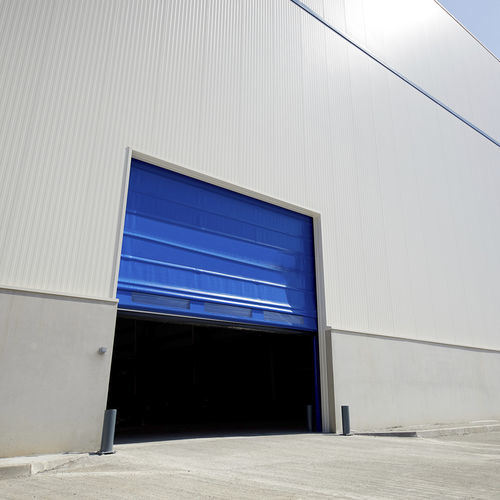 Porta industriale ad impacchettamento - Manusa - in tessuto / in acciaio inossidabile / in acciaio