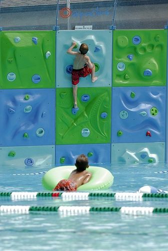 Parete d'arrampicata fissa - AQUACLIMB - pyramide