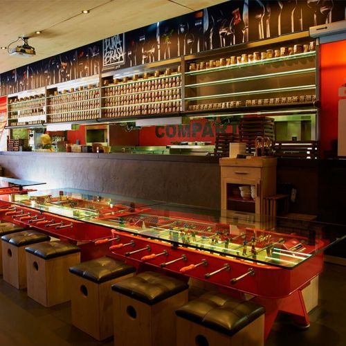 Calciobalilla contemporaneo - RS#  - RS LIFE - per ristorante / per uso residenziale / in vetro