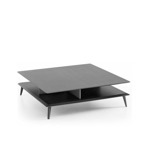 Tavolino basso contemporaneo - ALAN - Ditre Italia - in legno / quadrato / per uso residenziale