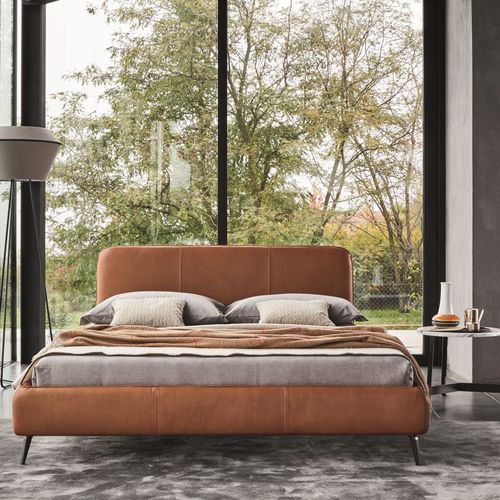 Letto matrimoniale - ARIS - Ditre Italia - contemporaneo / imbottito / con testiera