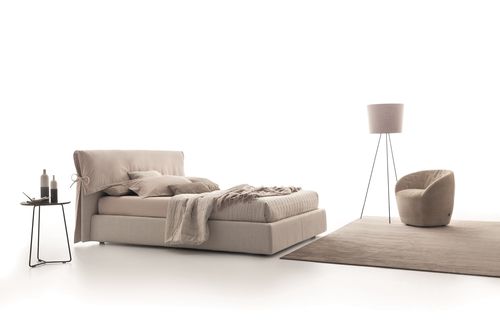 Letto matrimoniale - DIXON - Ditre Italia - contemporaneo / imbottito / con testiera