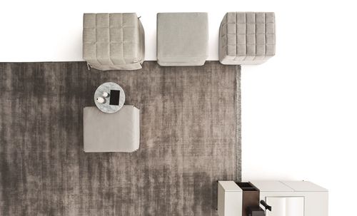 Pouf contemporaneo - POUFF LETTO - Ditre Italia - in tessuto / in ecopelle / letto