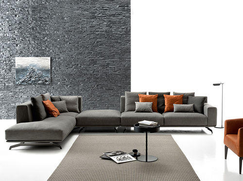 Divano modulare - DALTON SOFT - Ditre Italia - d'angolo / contemporaneo / in tessuto