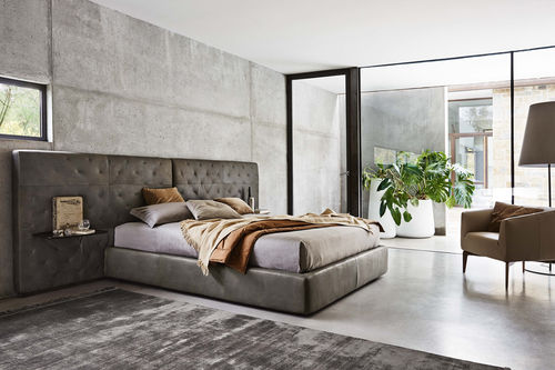 Letto matrimoniale - ECLECTICO - Ditre Italia - contemporaneo / in tessuto / 160x200 cm