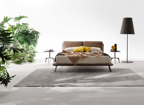 Letto matrimoniale - KANAHA - Ditre Italia - contemporaneo / in pelle / 180x200 cm
