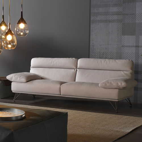 Divano modulare - CRYSTAL - cierre - contemporaneo / in pelle / 2 posti
