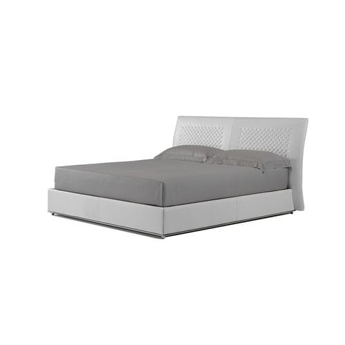 Letto matrimoniale - CHANDELIER - cierre - contemporaneo / imbottito / con testiera