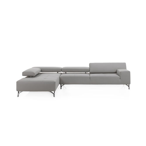 Divano modulare - MIAMI - cierre - contemporaneo / in pelle / reclinabile