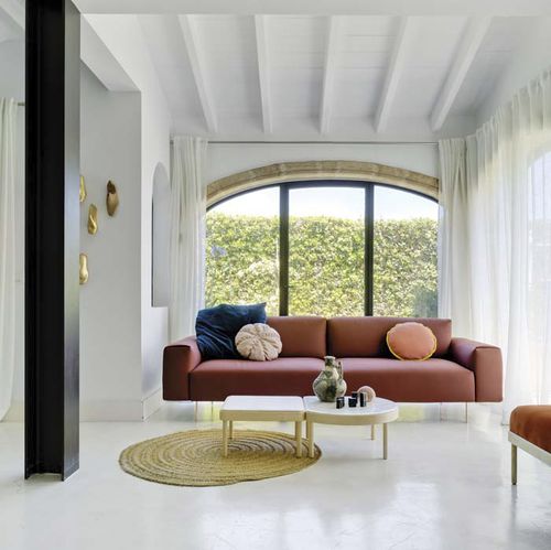 Tavolino basso contemporaneo - MOSAICO - SANCAL - in legno / in marmo / quadrato
