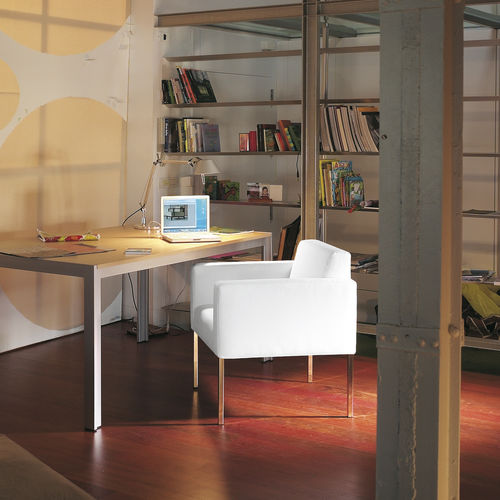 Poltrona contemporanea - ÁRTICA - SANCAL - in pelle / in tessuto / per uso contract