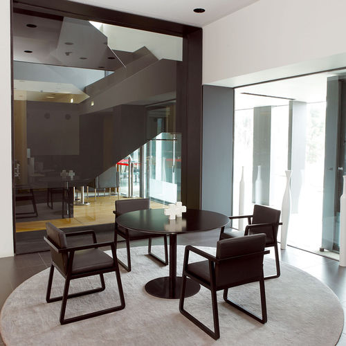 Sedia contemporanea - MIDORI - SANCAL - da interno / in tessuto / in frassino