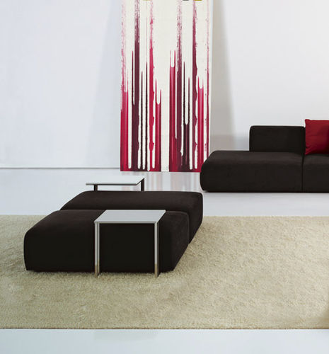 Divanetto imbottito contemporaneo - DUO - SANCAL - in tessuto / beige / verde