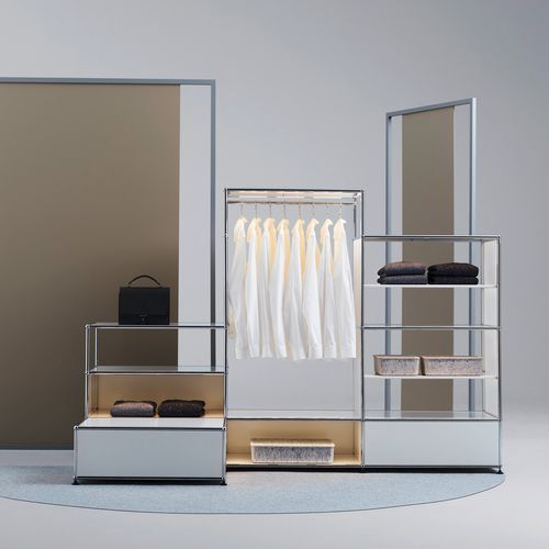 Appendiabiti d'entrata contemporaneo - USM Haller E - USM Modular Furniture