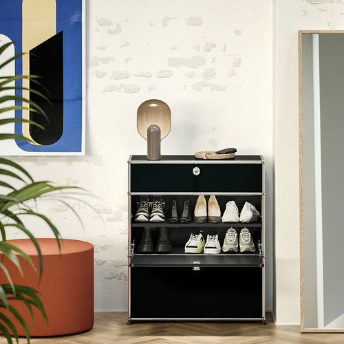 Scarpiera contemporanea - USM Haller - USM Modular Furniture - autoportante / in metallo / per uso residenziale