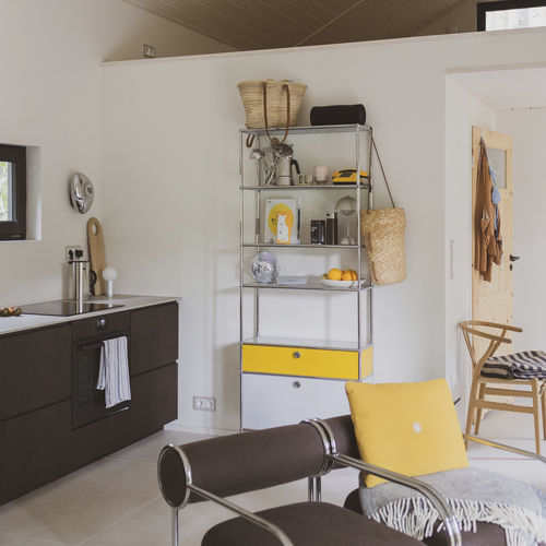 Scaffale modulare - USM Haller - USM Modular Furniture - alto / contemporaneo / in metallo