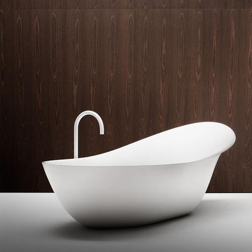 Vasca da bagno ovale - LANCETTA - FALPER - da appoggio / per ambiente abitativo / in Cristalplant®