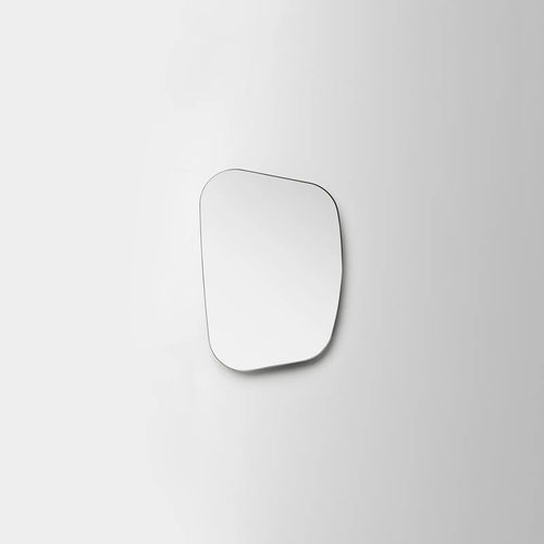Specchio da bagno a muro - MENHIR - FALPER - contemporaneo / in acciaio / grigio