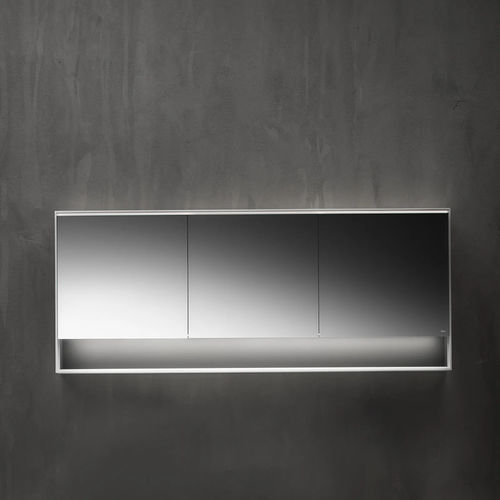 Mobile pensile per bagno con specchio contemporanea - SHAPE EVO - FALPER - per uso residenziale / in legno / laccata