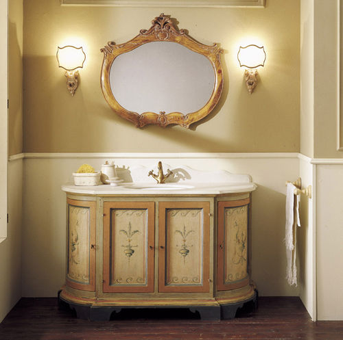 Mobile lavabo in legno - DJERBA - Mobili di Castello - in stile / con specchio