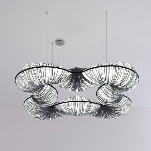 Lampada a sospensione - MORNING GLORY : ROTINI - Aqua Creations - in metallo / in seta / contemporanea