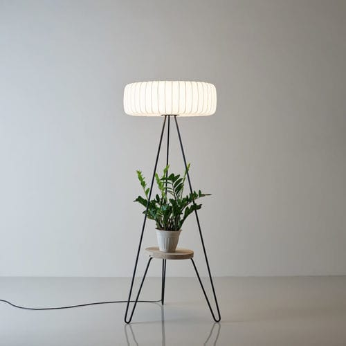 Lampada da terra - TO TE M : TE - Aqua Creations - in acciaio / polimerica / contemporanea